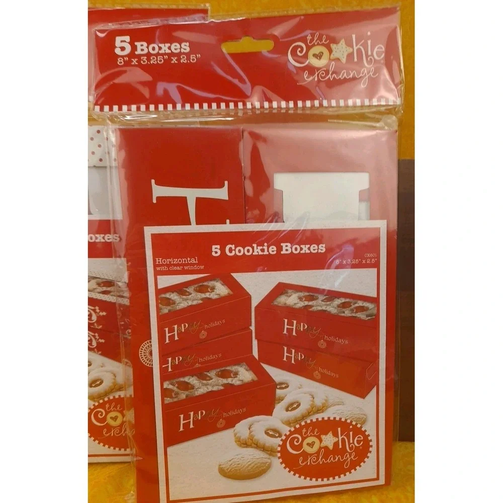 Lot of 3 Cookie‎ Exchange 5 Boxes 8